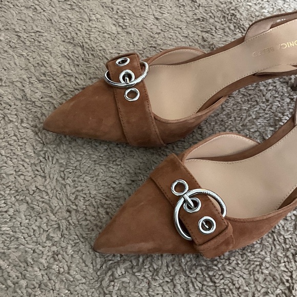 Veronica Beard Tan Slingback Heels - Picture 3 of 8